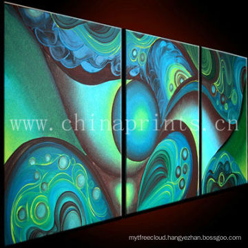 Modern Bubble Handmade Oil Painting Wholesale for Tea Shop